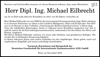 Anzeige von Michael Eilbrecht von General-Anzeiger Bonn